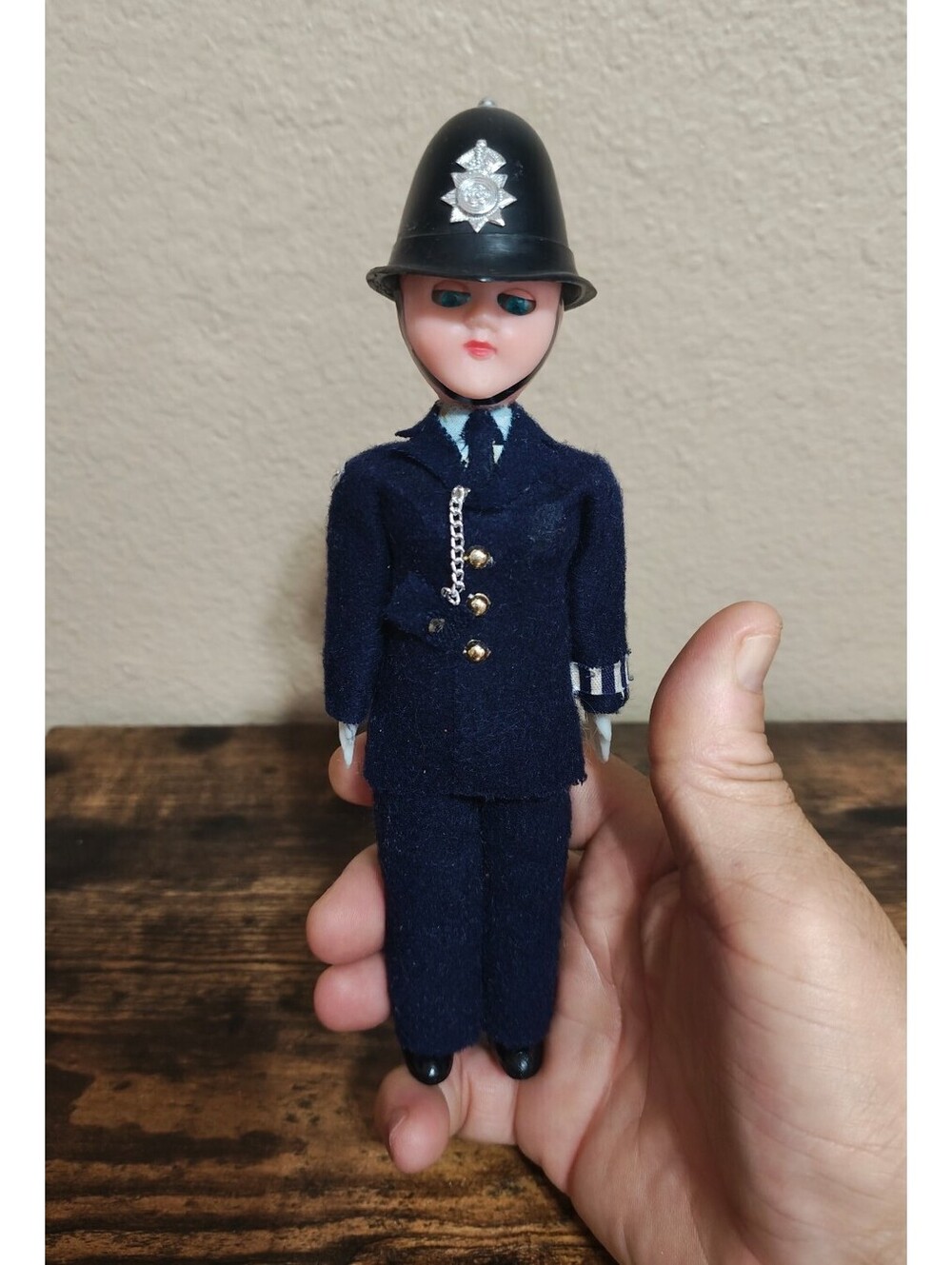 1950s/60s British Police Officer Sleepy Eyes Doll